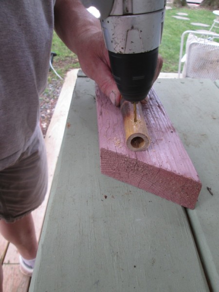 Making A Bamboo Wind Chime