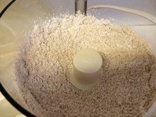 oatmeal in food processor