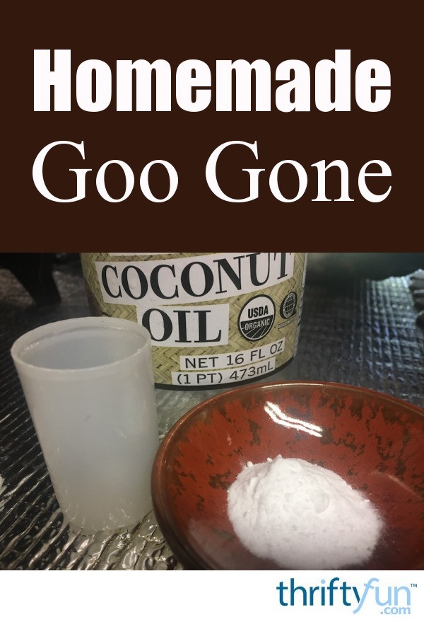 Homemade Goo Gone ThriftyFun