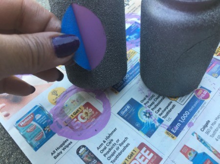 Mother's Day Pill Bottle Vases - remove tape