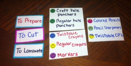 Handmade Labels for Storage Containers and Drawers - labels for smaller drawers