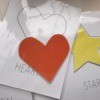 Hands-on Interactive Learning Shapes - heart and star laminated shapes