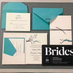 A kit for printing your own wedding invitations.