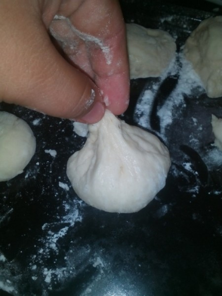 Easy No Knead Bread balls