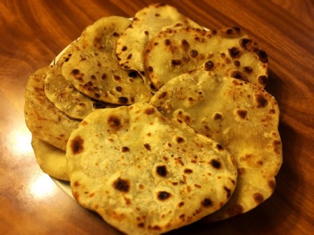 cooked Homemade Soft Flatbread