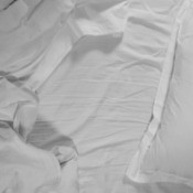 Messy Sheets on Pillow-top Mattress