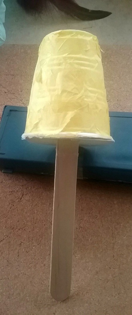 Handmade Maracas for Children - cover entire cup