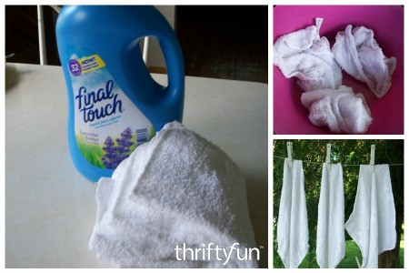 Easy Reusable Dryer Softener Sheets