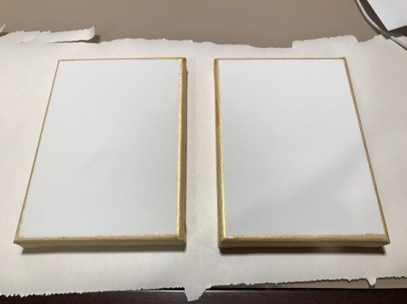 How to Mod Podge Cardstock to Canvas - when paint dries remove tape