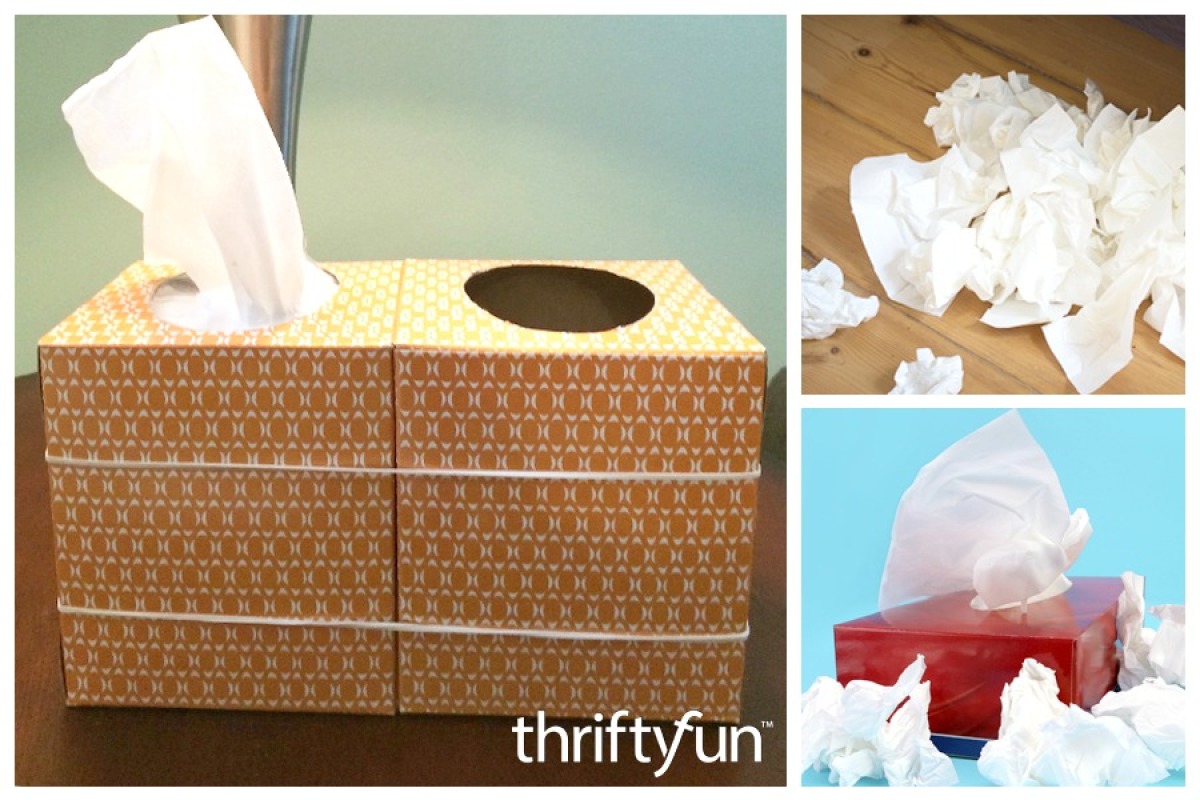 Using an Empty Tissue Box as Trash Can | ThriftyFun