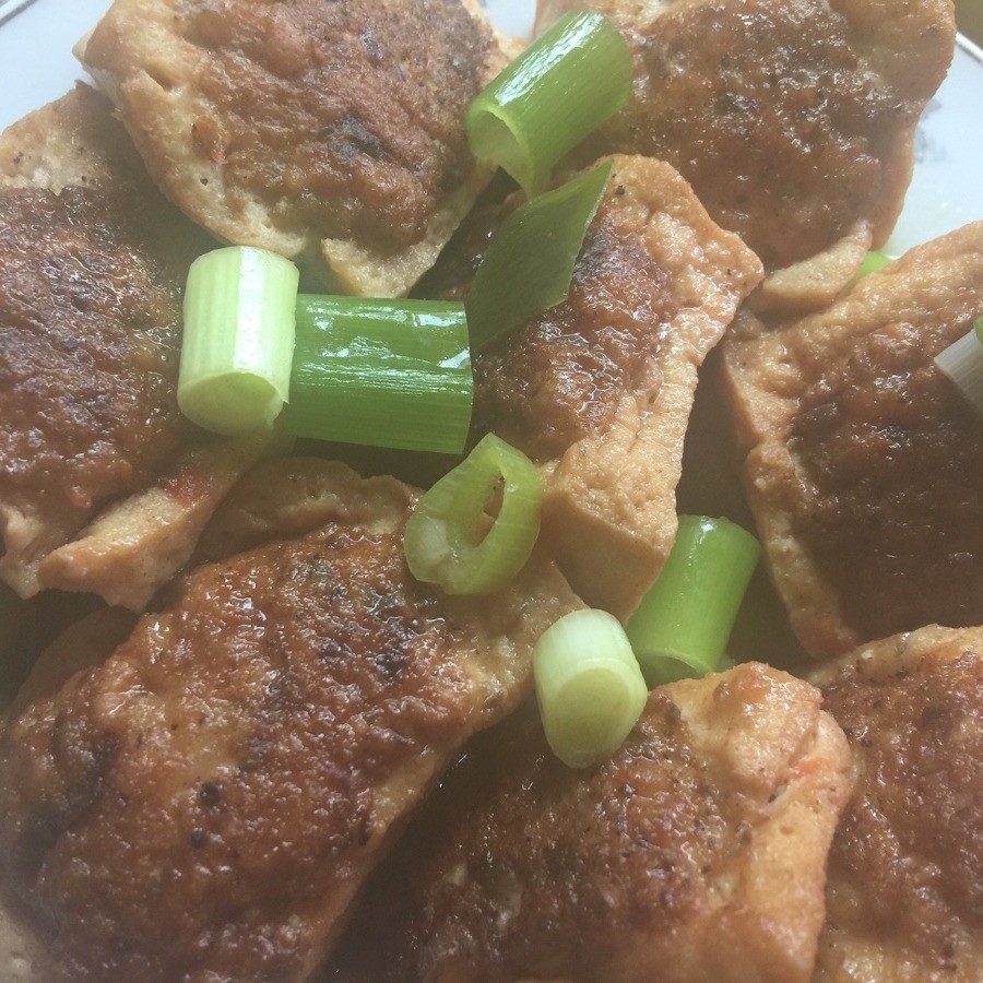 Tofu Stuffed with Ground Turkey, Shrimp and Mushroom ThriftyFun