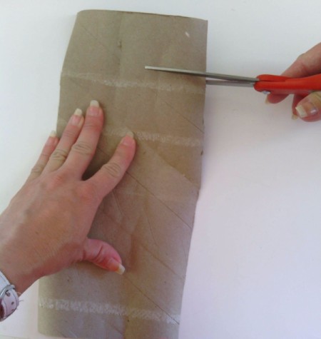 Balloon Ice Cream Cone Decoration - cut off about 2 inches