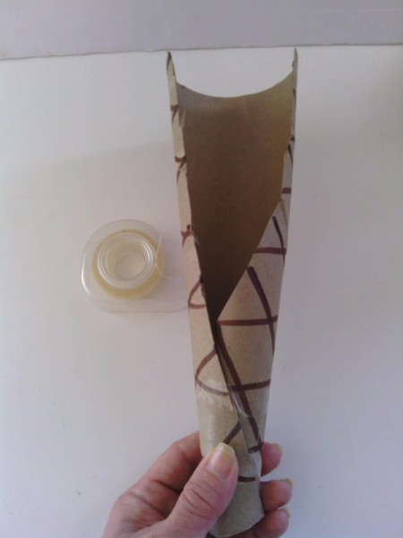 Balloon Ice Cream Cone Decoration - shape into a cone and tape the bottom