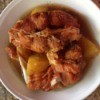 Vietnamese Caramelized Catfish and Pineapple in bowl