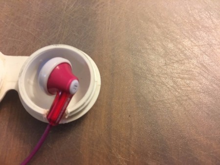 Contact Lens Case as Earbud Headphones Case - check fit ear bud