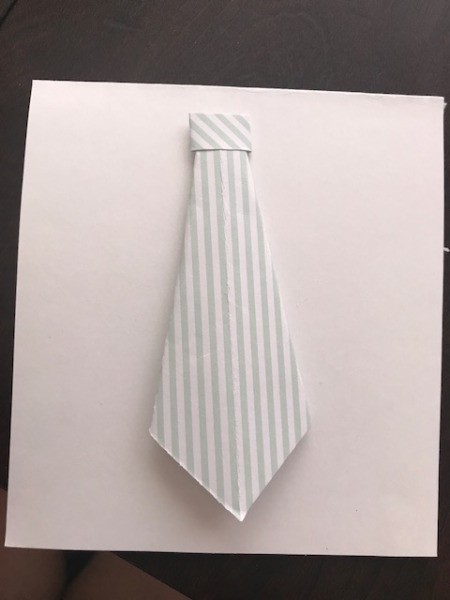 Father's Day Money Holder Card - tie with knot