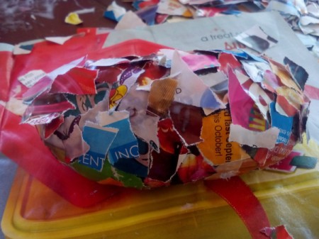 Paper Weight - stick paper pieces on