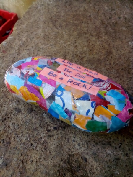 Paper Weight - add several more coats of glue