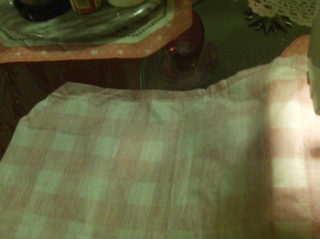 Thrifty Patio Chair Pillows Sew sides, bottom, and one half to two thirds of top.