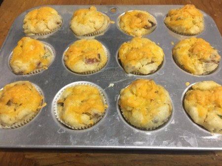 Baked Potato Mini Muffins