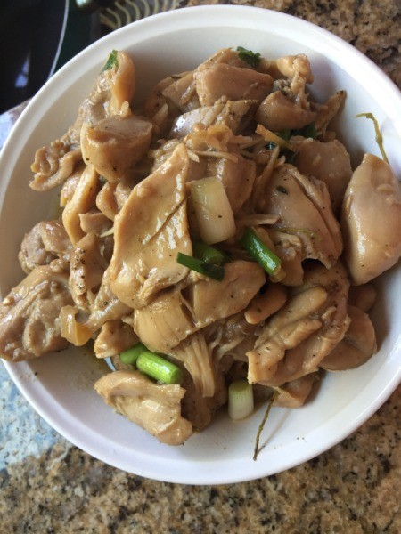 Ginger Chicken Stir Fry in bowl