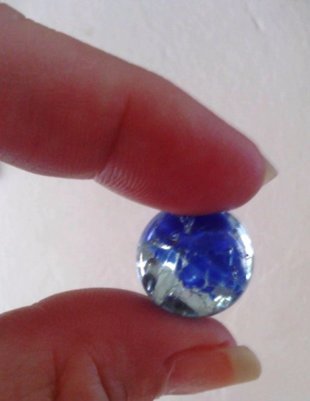 How to Make Crystallized Marbles - blue