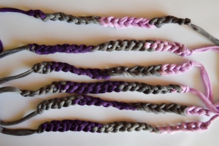 Modern T-shirt Yarn Necklace - repeat 5 more times