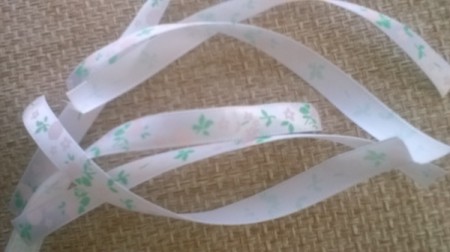 Ribbon and Cord Brooch - cut 6 pieces