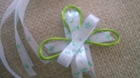 Ribbon and Cord Brooch - repeat