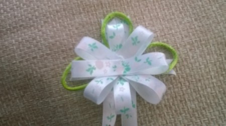 Ribbon and Cord Brooch - last time
