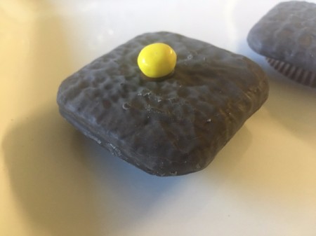 Graduation Cap Treats - top with and M&M