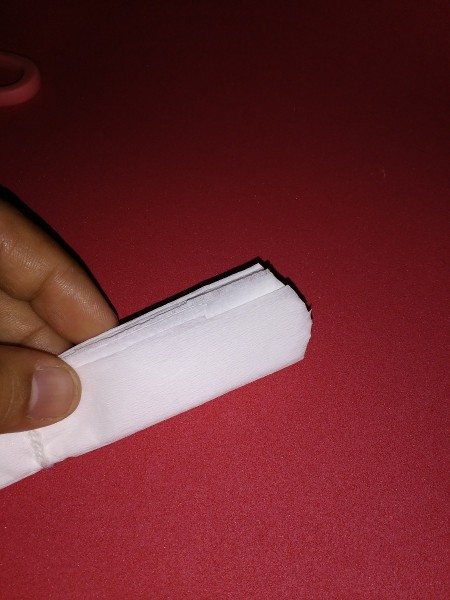 Paper Pom Poms - fancy cut the end of the folded paper