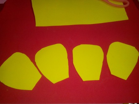 Rubber Foam Roses - cut into petal shapes