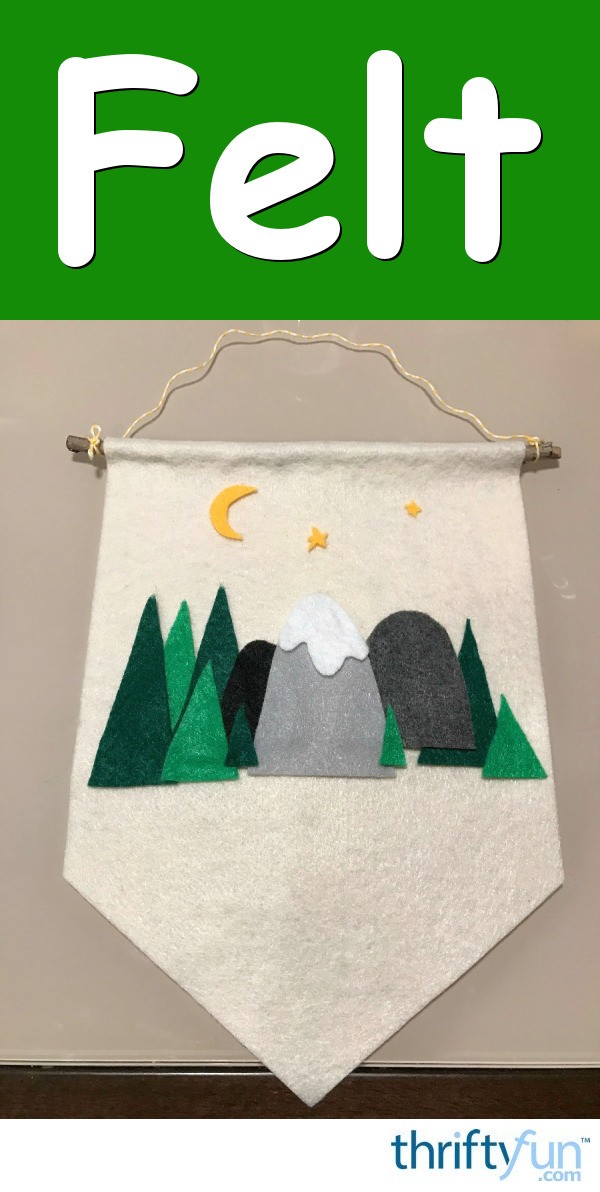 How to Make a Felt Pennant Flag for a Kid's Room ThriftyFun