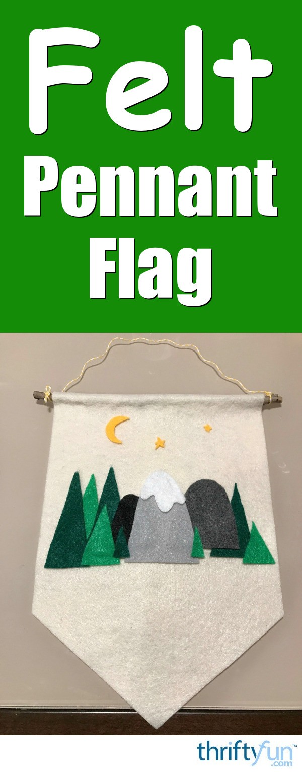 How to Make a Felt Pennant Flag for a Kid's Room ThriftyFun