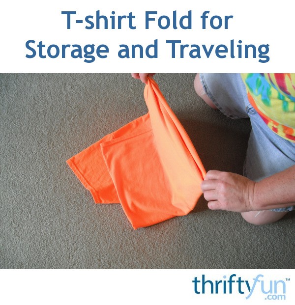 best way to fold t shirts for packing