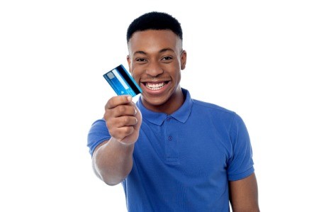 Teenager With Credit Card