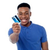 Teenager With Credit Card