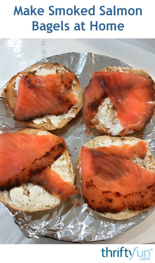 Making Smoked Salmon Bagels at Home ThriftyFun