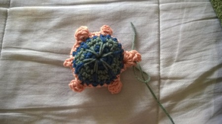 Crocheted Turtle - make ey
