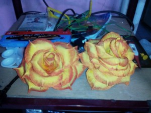 Rubber Foam Roses