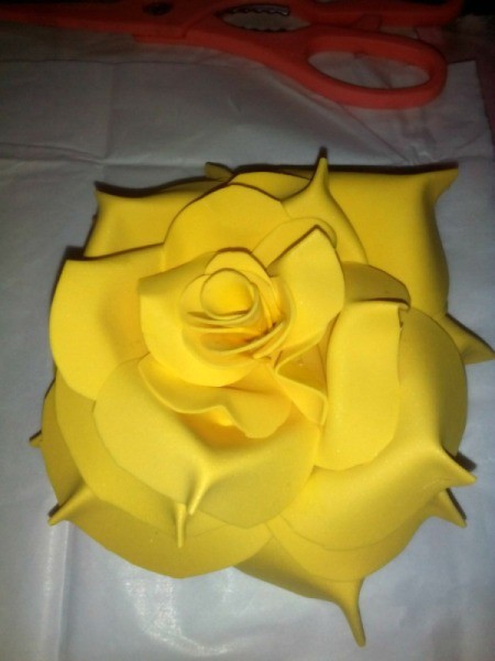 Rubber Foam Roses