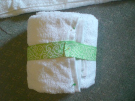 Bridal Shower Centerpiece or Gift - secure ribbon with push pins or stitch in place