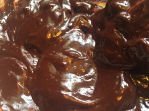 Easy Chocolate Ganache in bowl