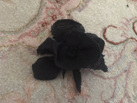 Mini Flower Crop Top from Leggings - create leaves and petals from remaining scraps and sew onto the flower base