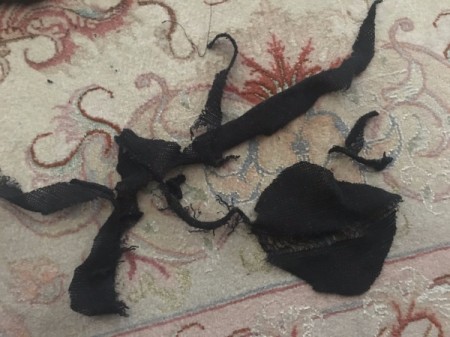 Mini Flower Crop Top from Leggings - save the scraps for the flower