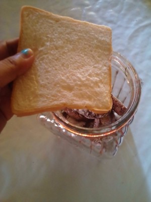 Keeping Cookies Soft - adding a slice of bread to cookie jar