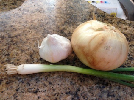 garlic and onions