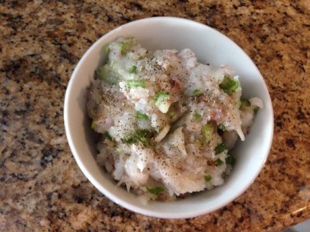 Stuffing for Bitter Melon Soup