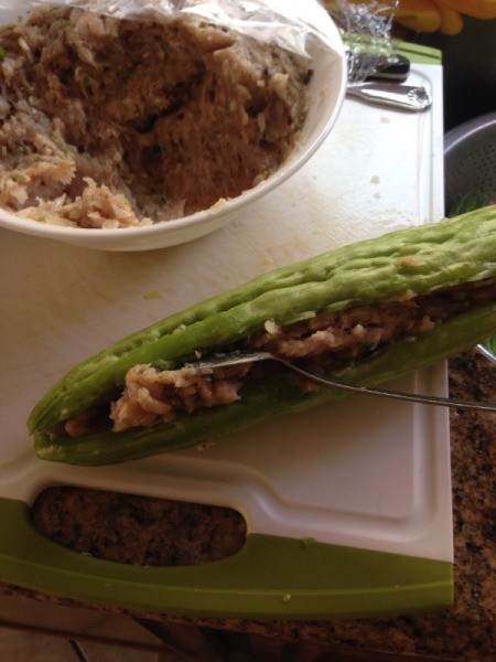 Stuffing Bitter Melon